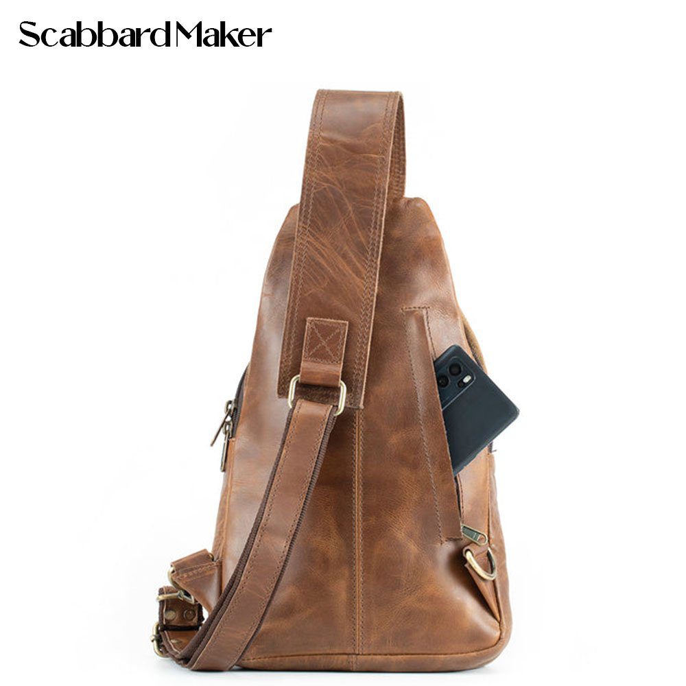 The Cross Genuine Leather Sling Bag