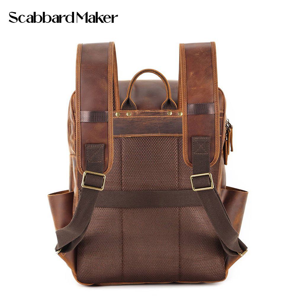 The Compact Genuine Leather Backpack.