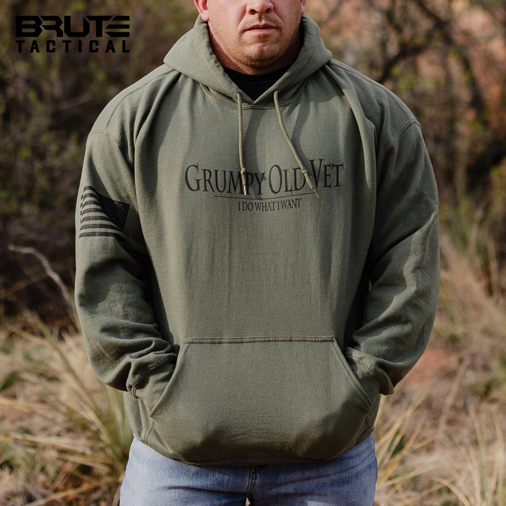 Grumpy Old Vet Hoodie Unapologetically Veteran