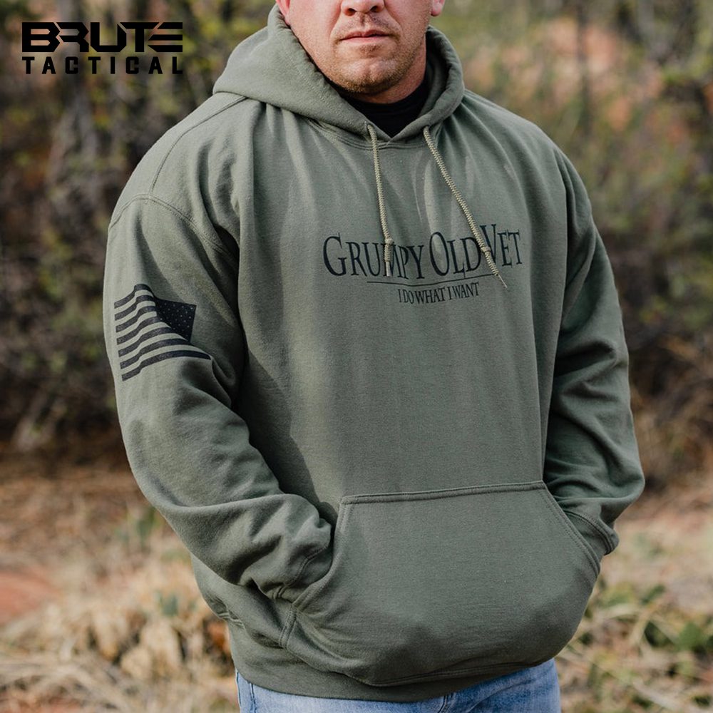 Grumpy Old Vet Hoodie Unapologetically Veteran