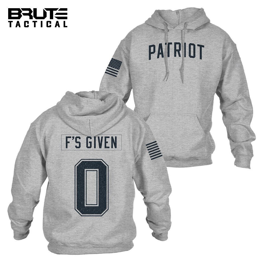 Zero F's Given Hoodie Declares Your Independence in Style!