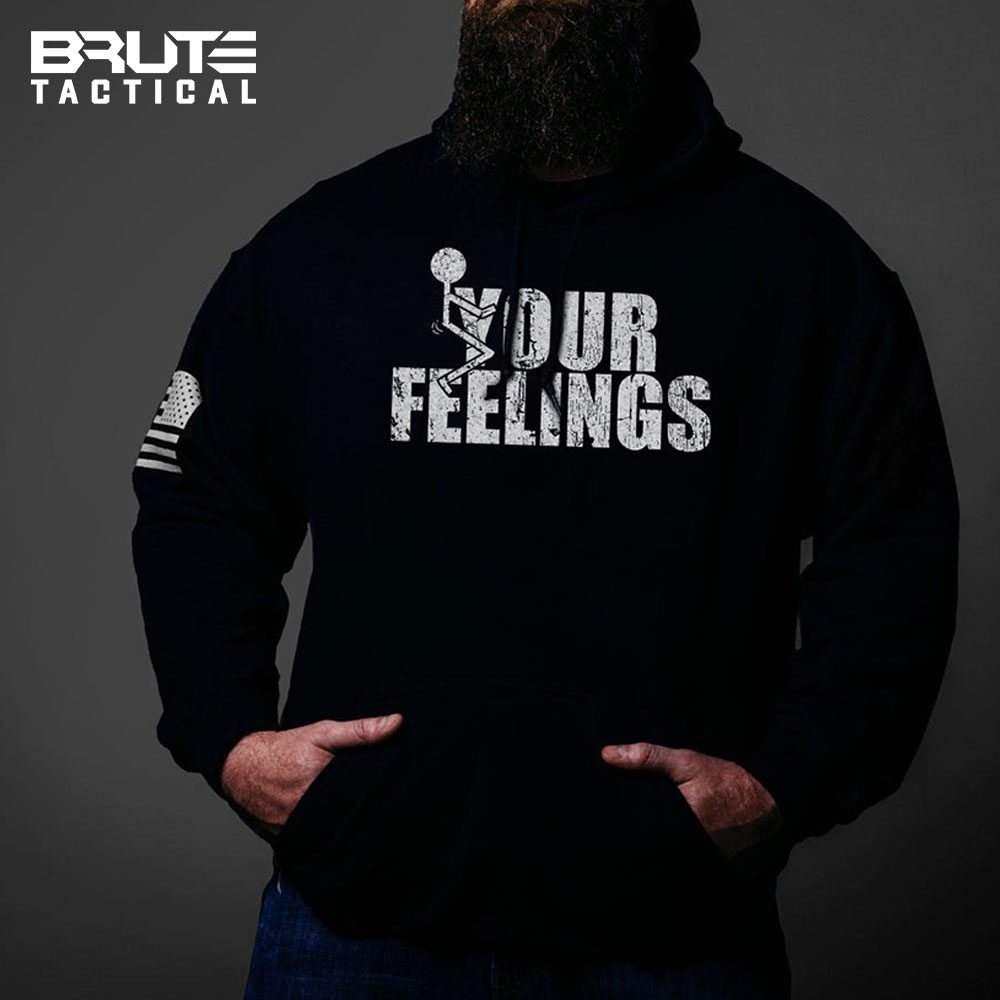 F*ck Your Feelings Hoodie, Black