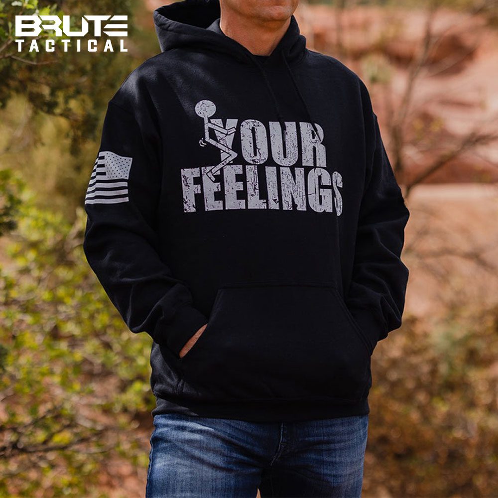 F*ck Your Feelings Hoodie, Black