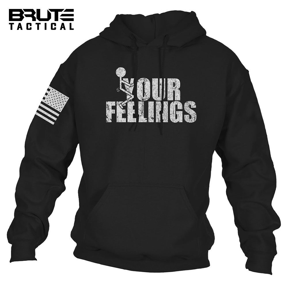 F*ck Your Feelings Hoodie, Black