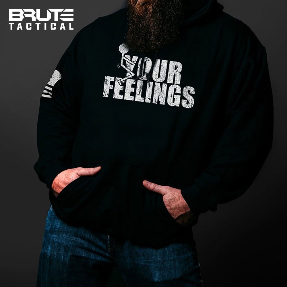 F*ck Your Feelings Hoodie, Black