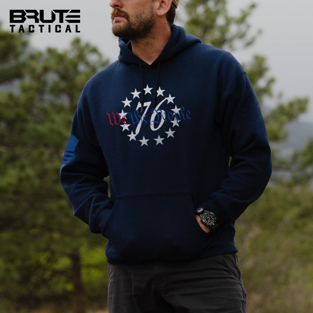 76 WE THE PEOPLE HOODIE - NAVY