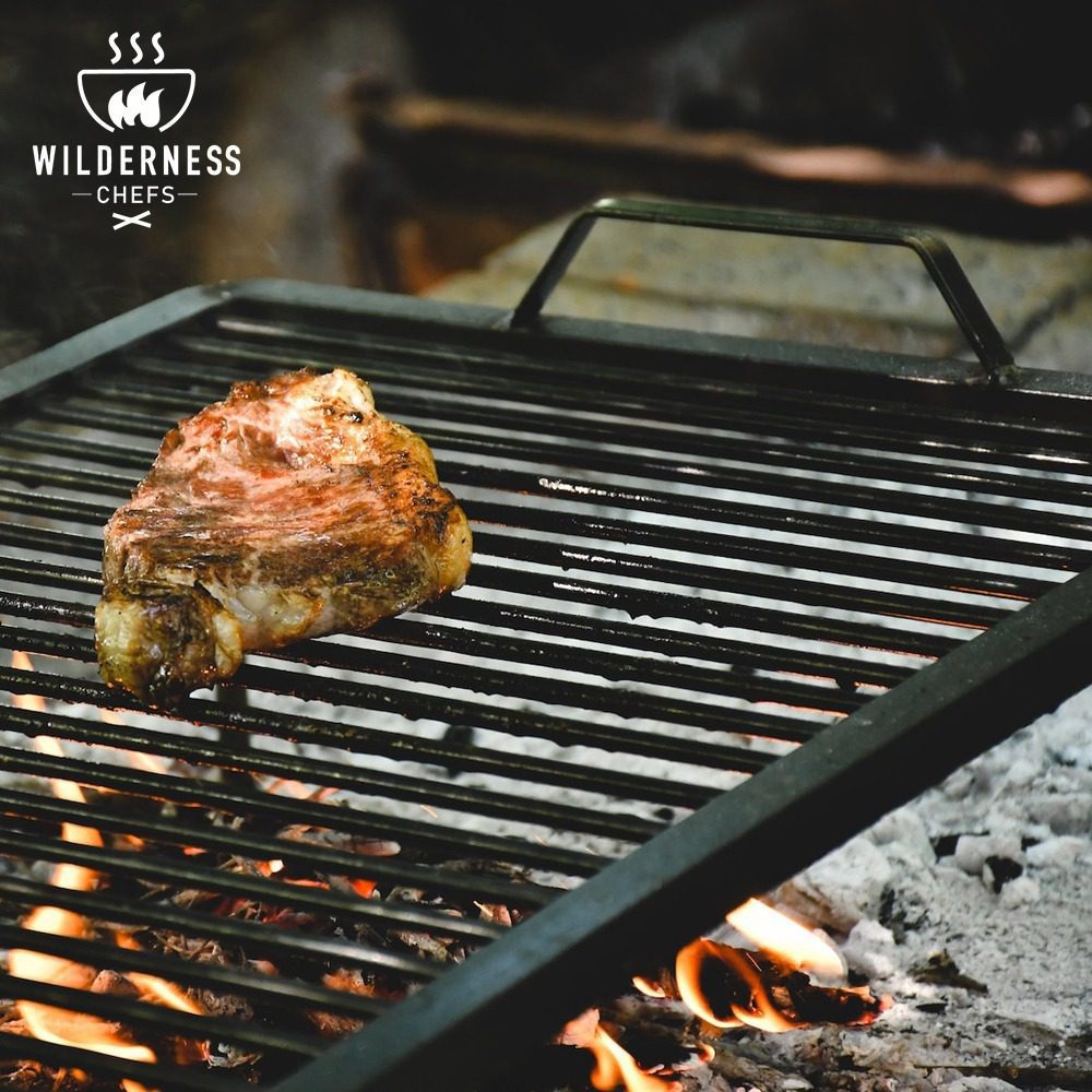 Iron grill asado parrilla argentino barbecue by Wilderness Chefs