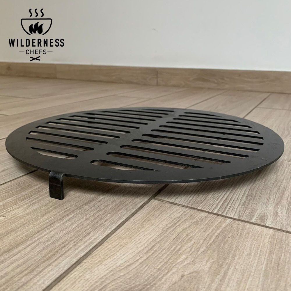 Steel Grill Grate, Round Grille Grate Campfire Outdoor Patio BBQ