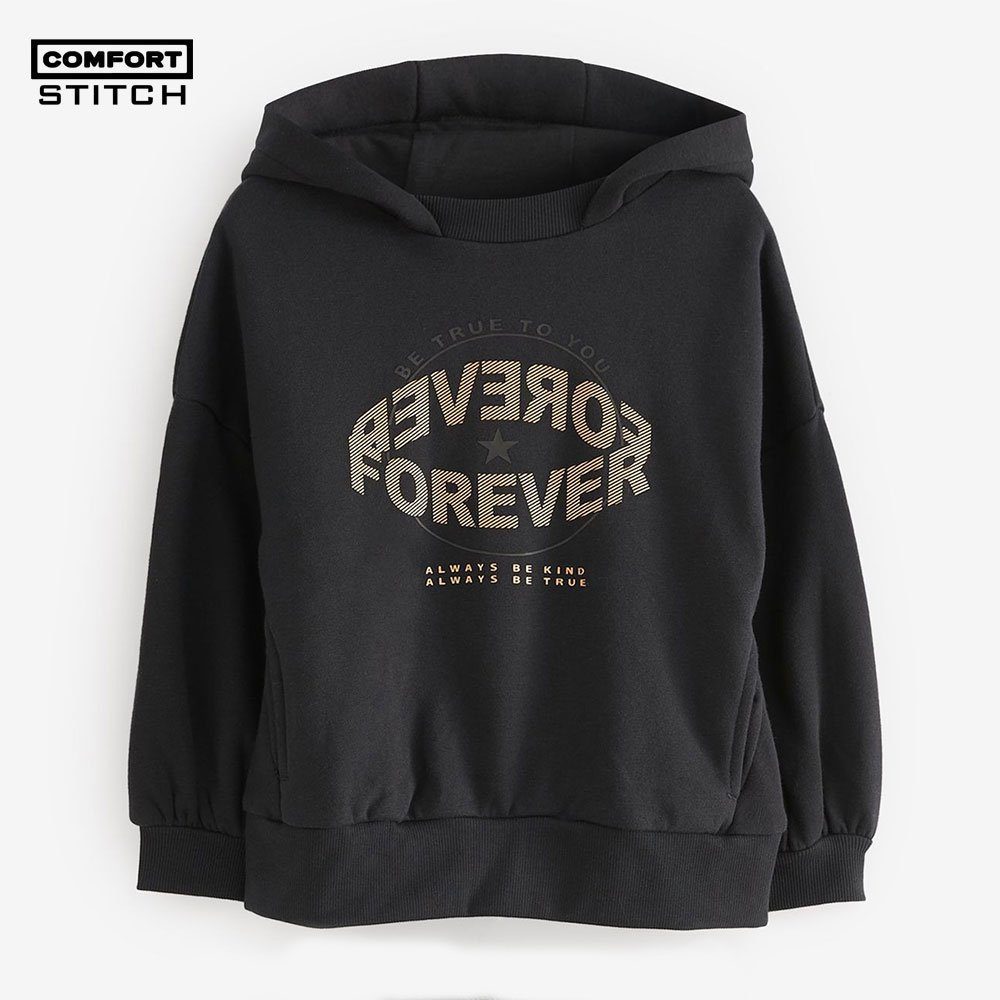 Oversized Printed Hoodie for Kids