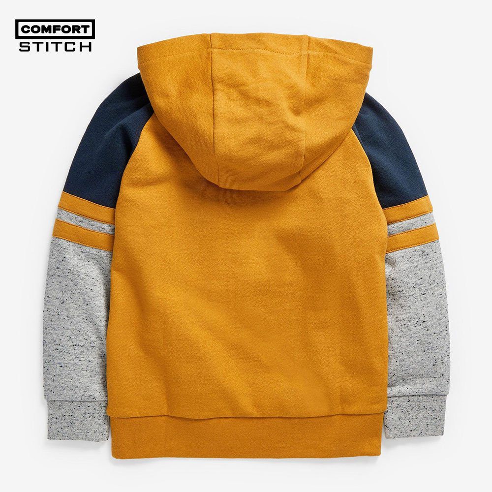 Pullover Long-Sleeve Colourblock Midweight Hoodie