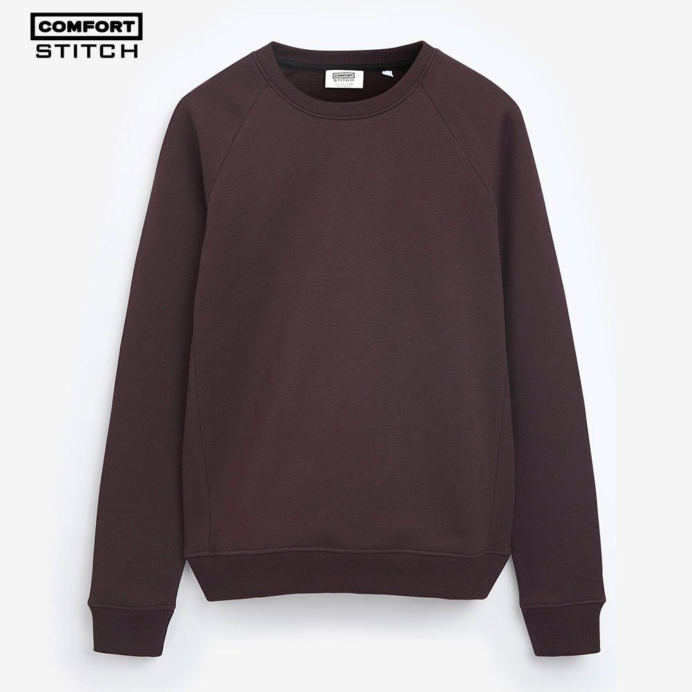 Red Crew-Neck Sweatshirt