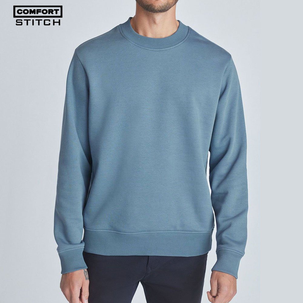 Versatile Crew-Neck Sweatshirt for Everyday Ease