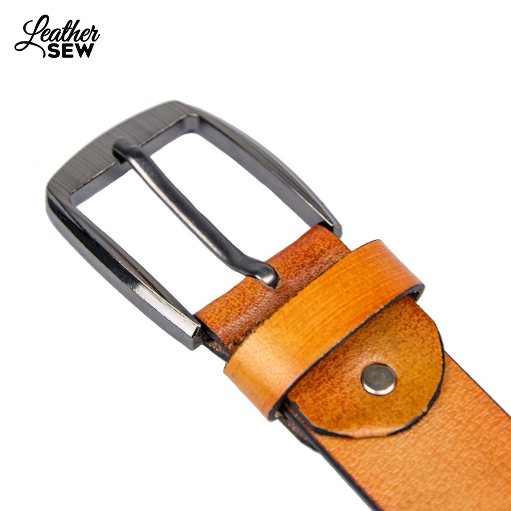 Classic Leather Belt by Leather Sew