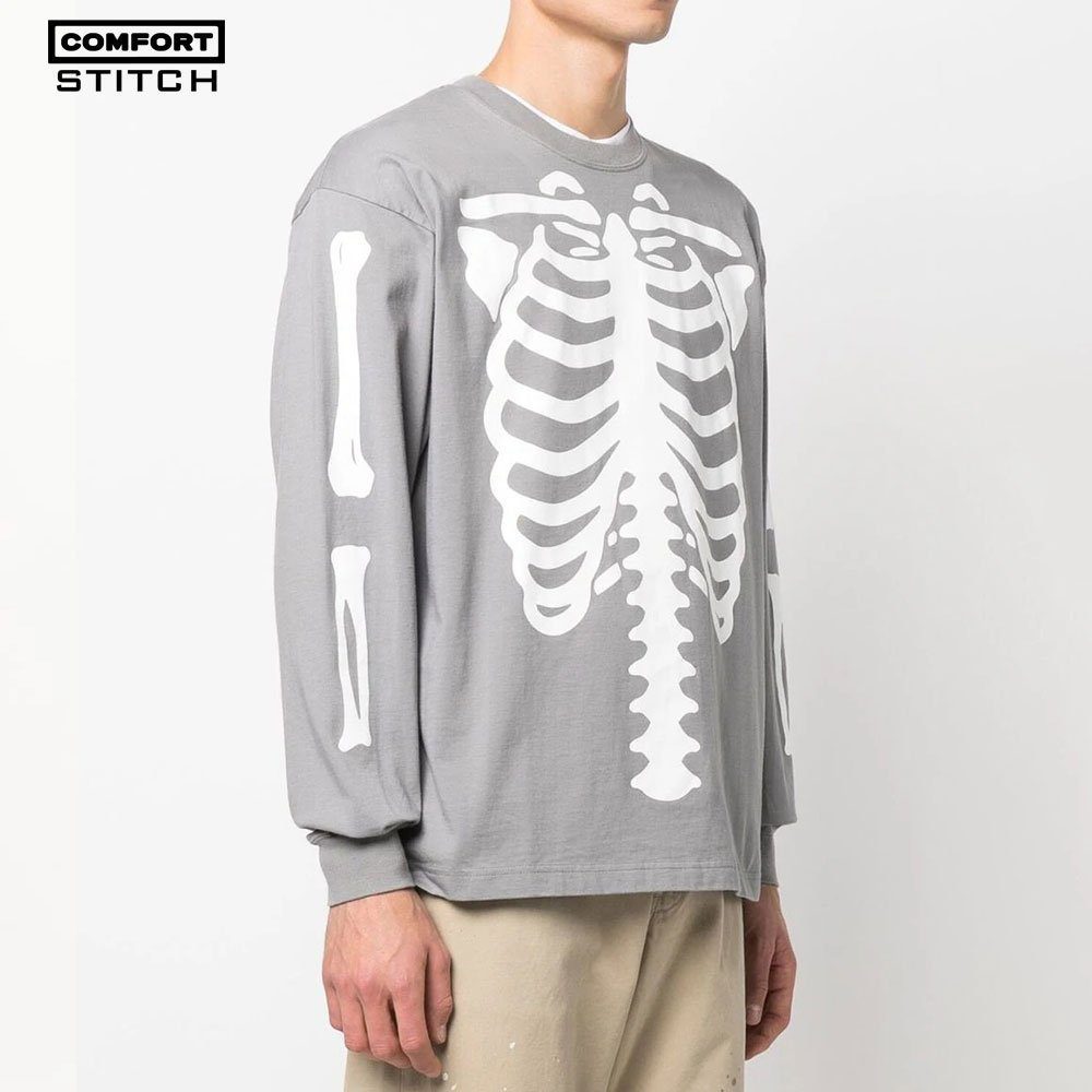 X Grey Long-Sleeve T-Shirt