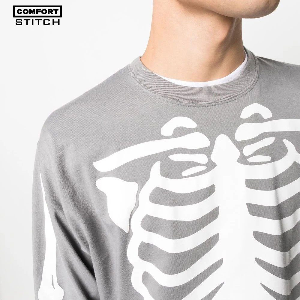 X Grey Long-Sleeve T-Shirt