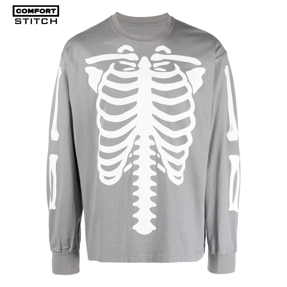 X Grey Long-Sleeve T-Shirt