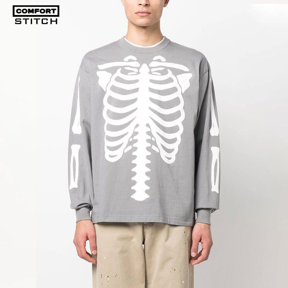 X Grey Long-Sleeve T-Shirt