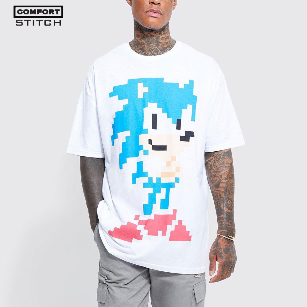 Oversized Sonic The Hedgehog T-shirt