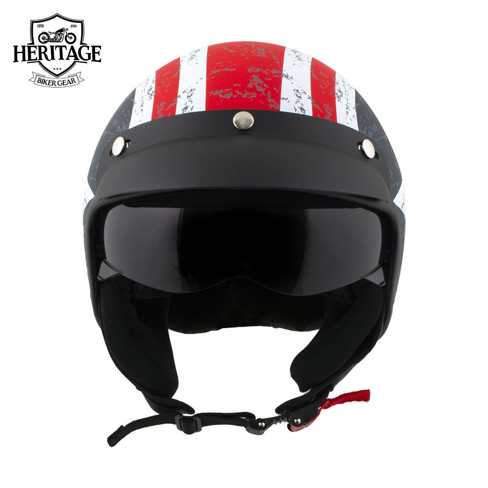 Open Face Motorcycle Helmet for Men and Women Biker