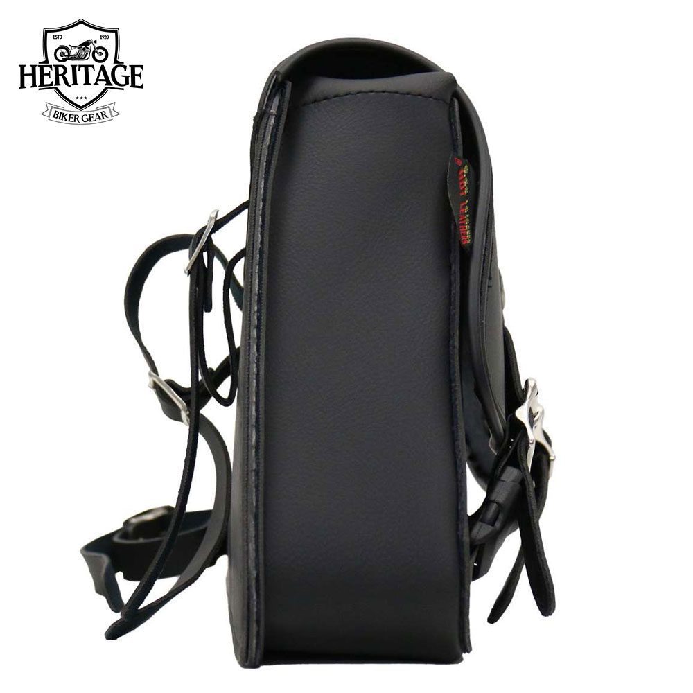 Hot Leathers Saddle Bag Swing Arm Buffalo Left