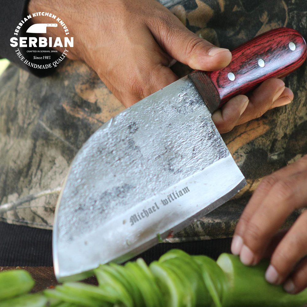 The Kitchen Chef Original - Almazan Hand Forged Serbian Chef Knife