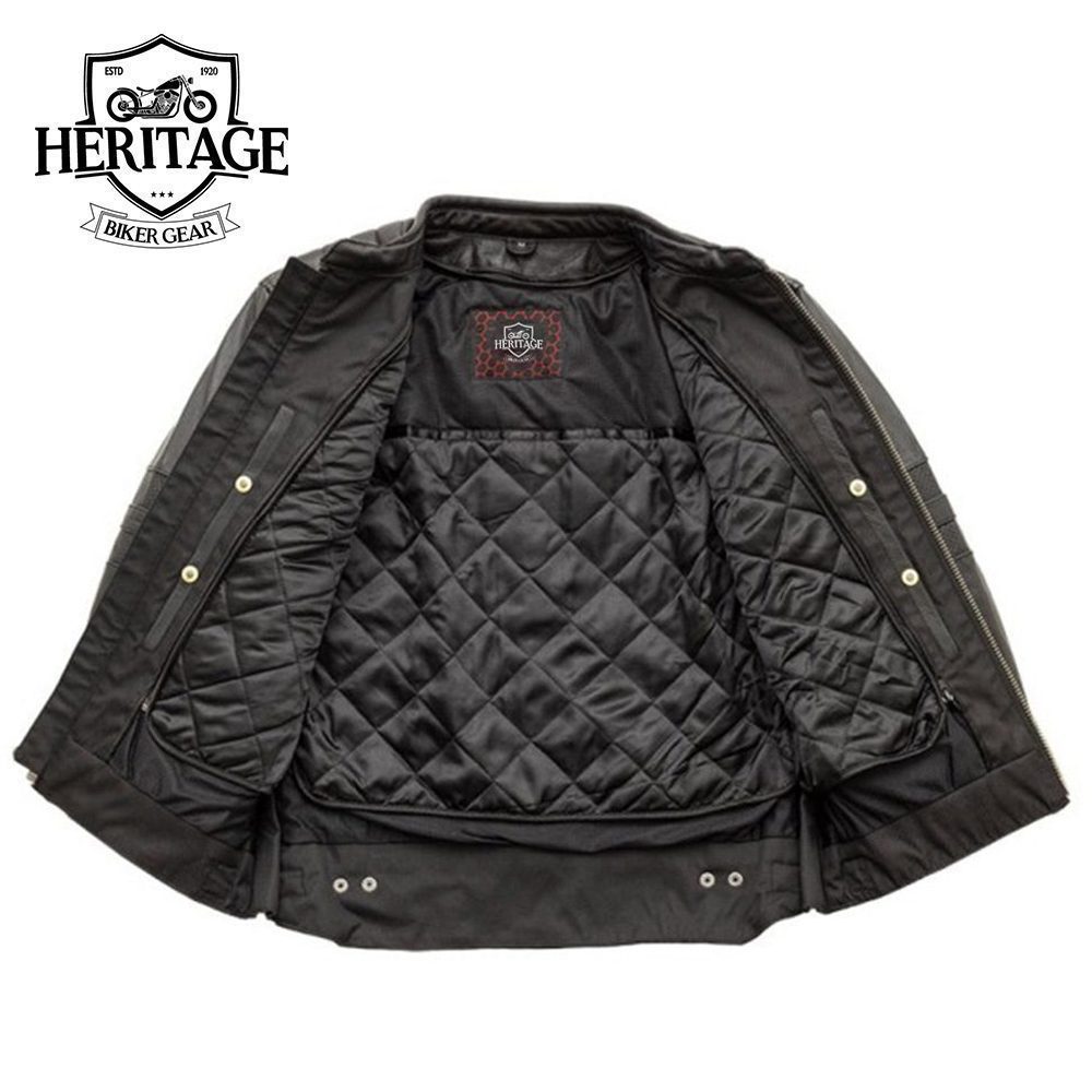 BiTurbo - Men's Leather Motorcycle Jacket