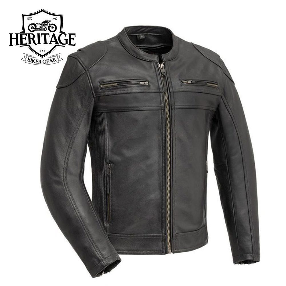 Nemesis Men's Motorcycle Leather Jacket