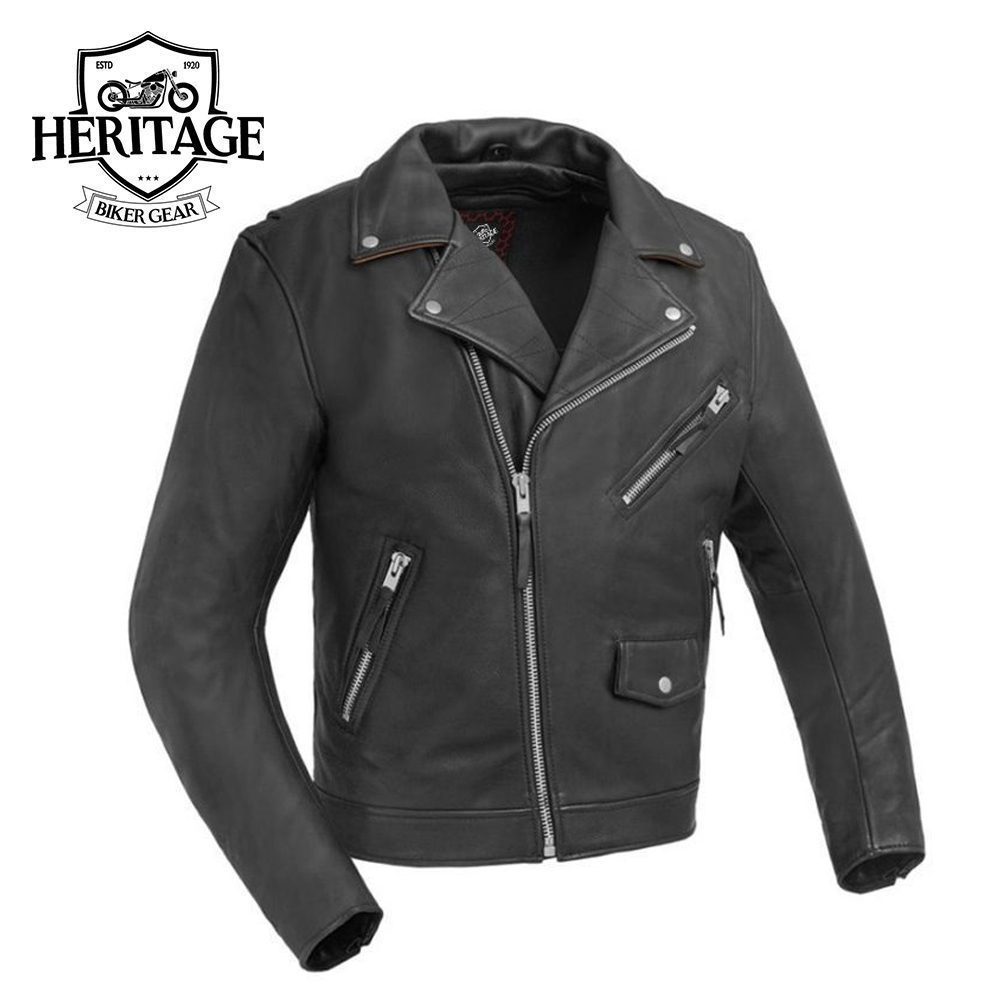 Arnold Men's Motorcycle Leather Jacket