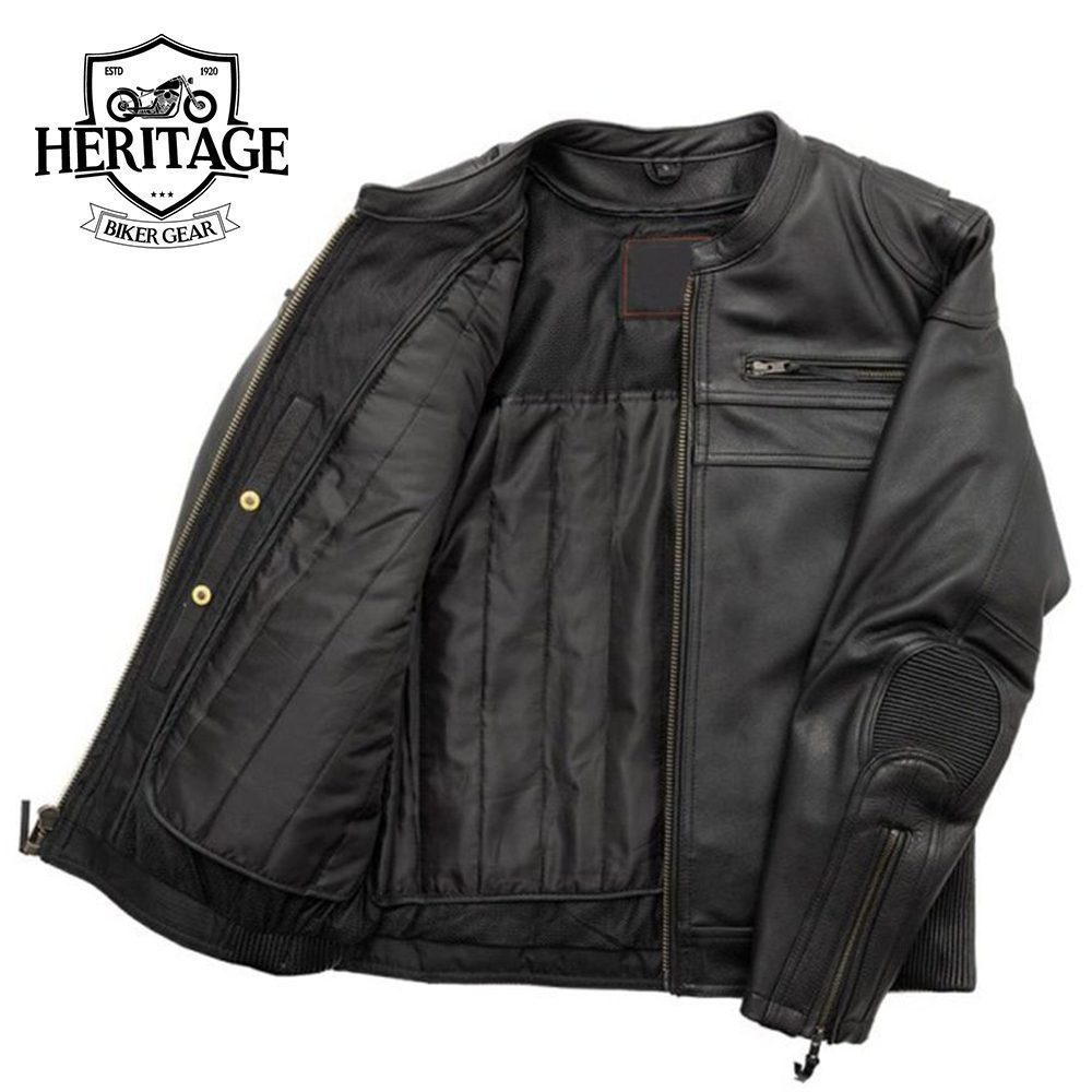 Nemesis Men's Motorcycle Leather Jacket