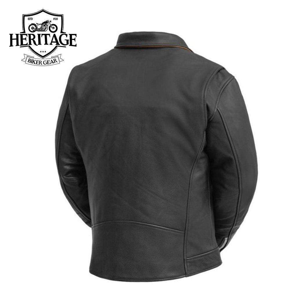 Arnold Men's Motorcycle Leather Jacket