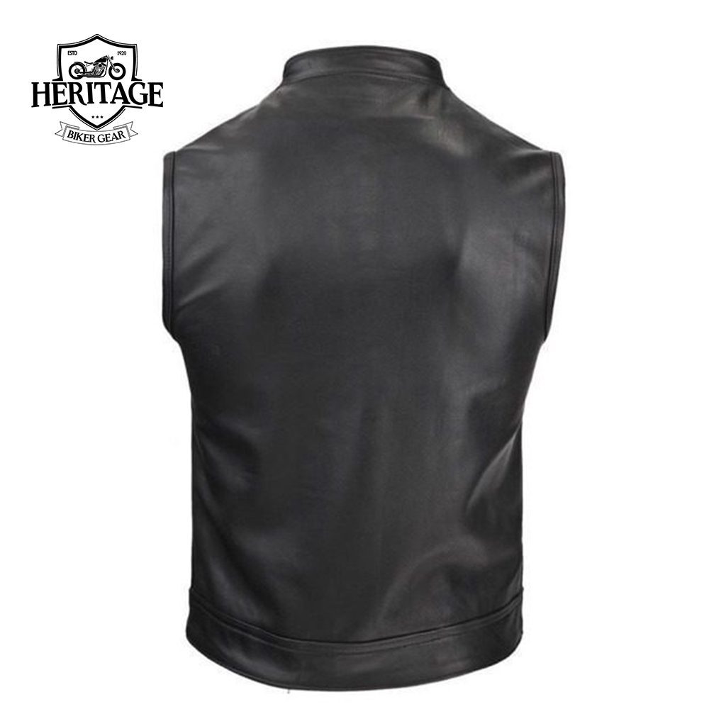 Men's Custom Leather Rebel Vest