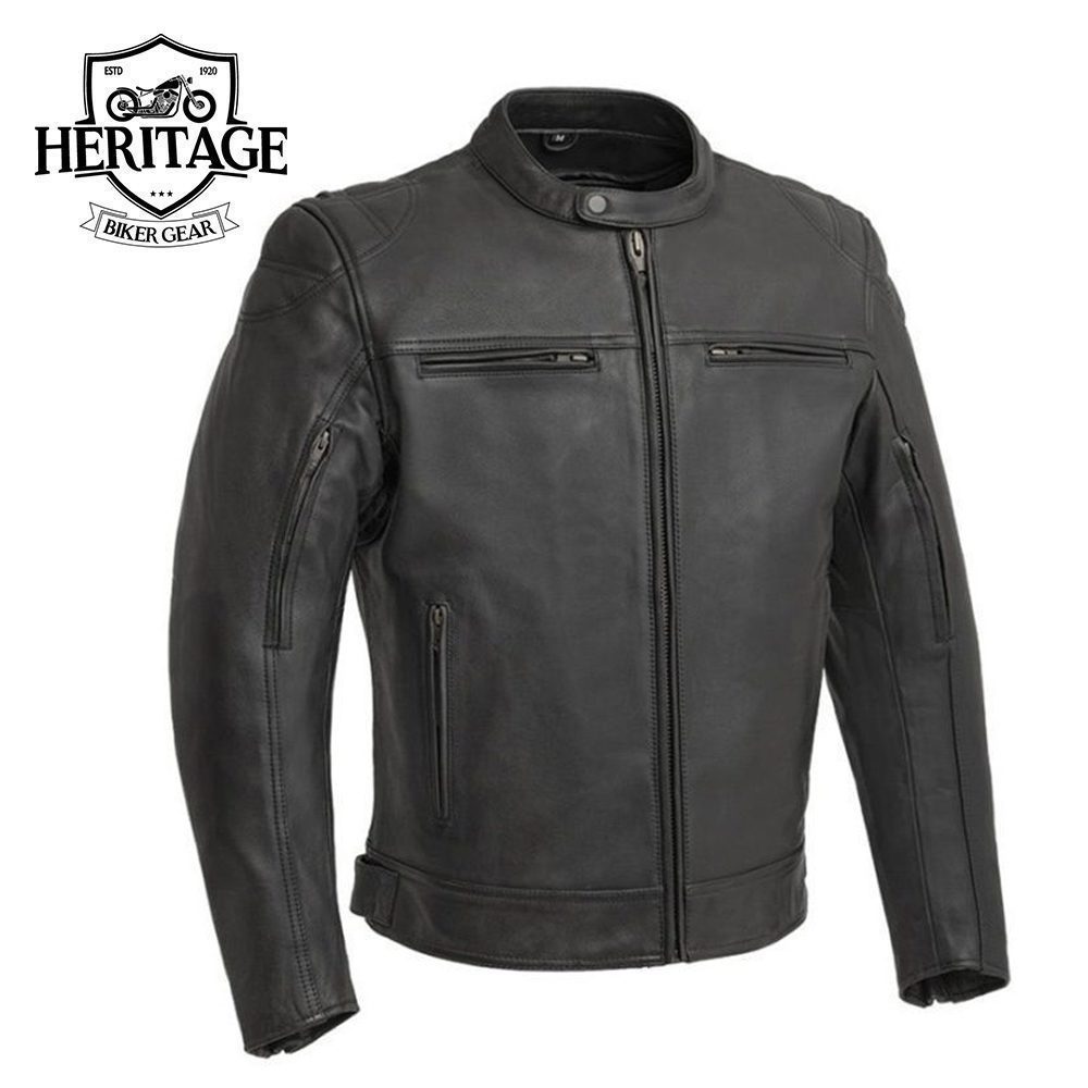 Top Performer Men's Motorcycle Leather Jacket