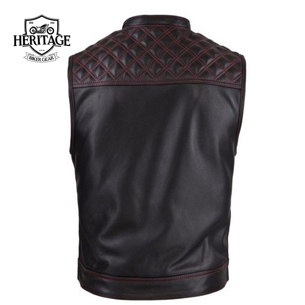 Men's Diamondback Rebel Leather Vest