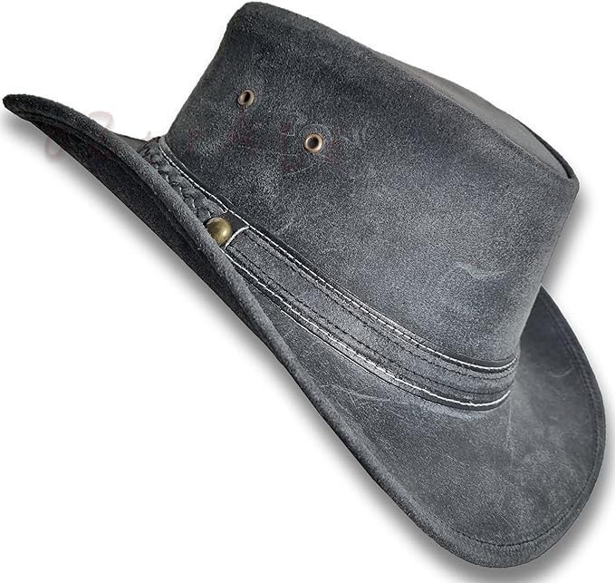 Australian Oiled Outback Leather Hat for Men and Women