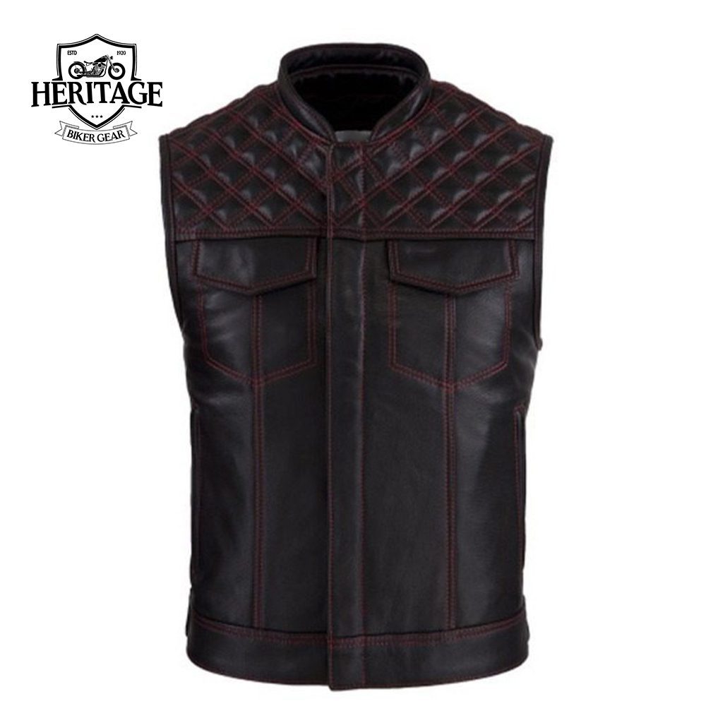 Men's Diamondback Rebel Leather Vest