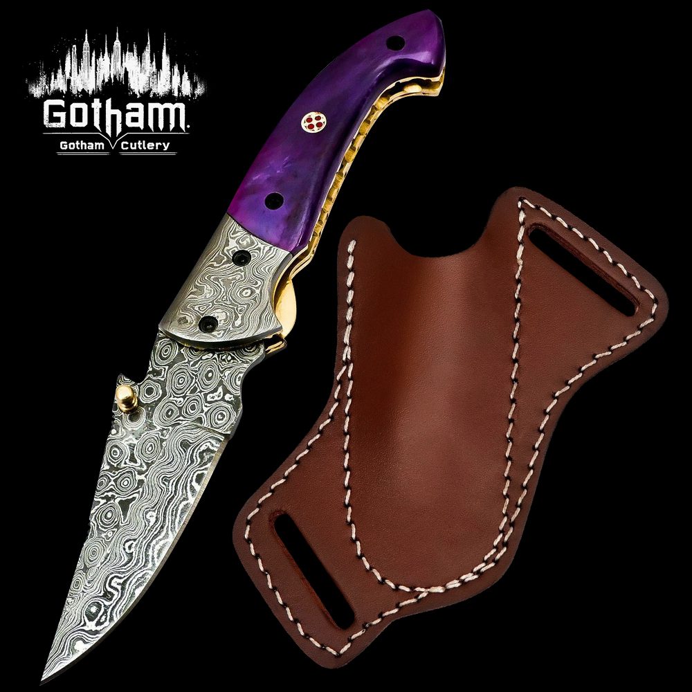 Folding Knife with Camel Bone Handle