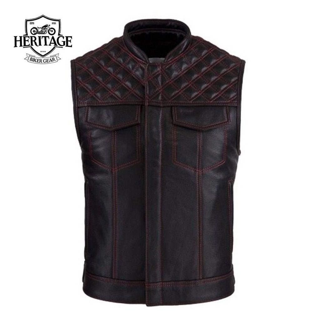 Men's Diamondback Rebel Leather Vest