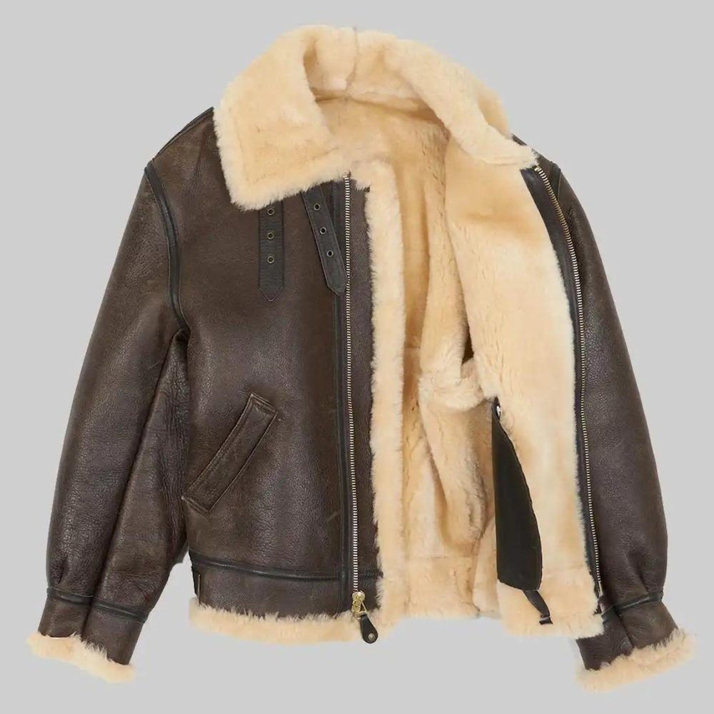 Shearling Fur Leather Jacket