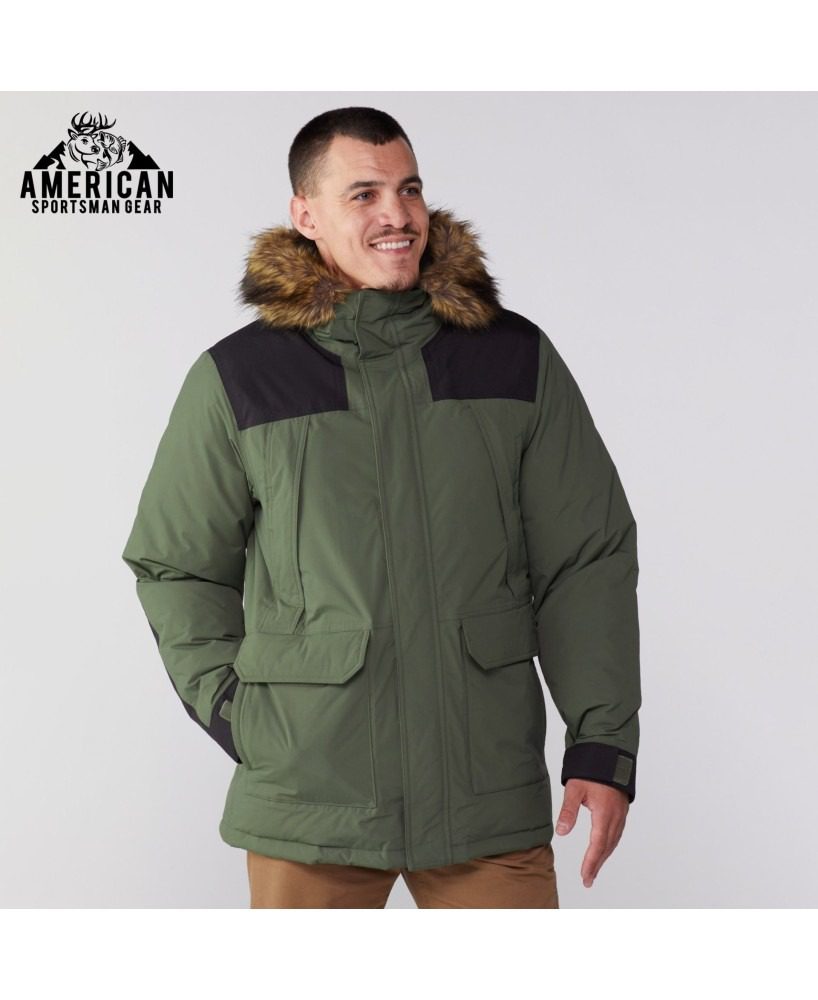 McMurdo Down Parka Men's Thyme/TNF Black Jacket