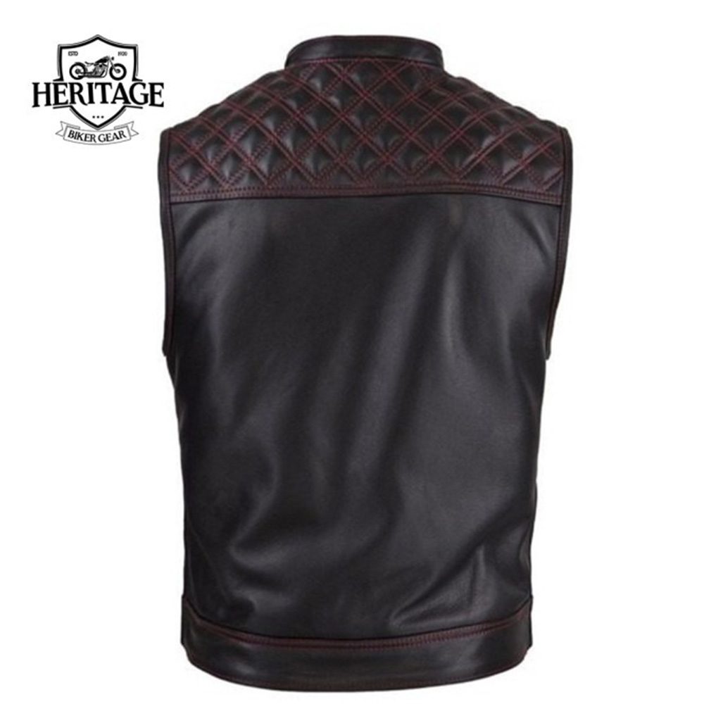 Men's Diamondback Rebel Leather Vest