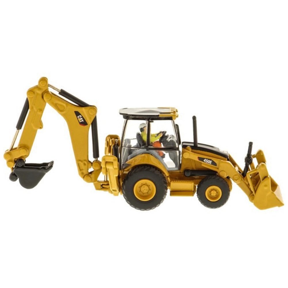 Caterpillar 450E Backhoe Loader 1:87 Scale Diecast Model