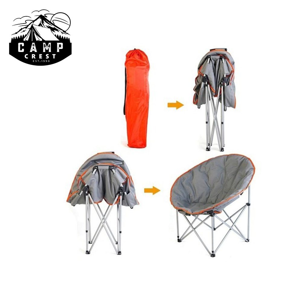 Round Padded Camping Chair