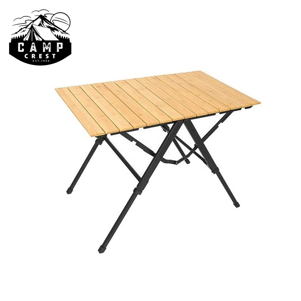 Slatted Bamboo Top Foldable Table