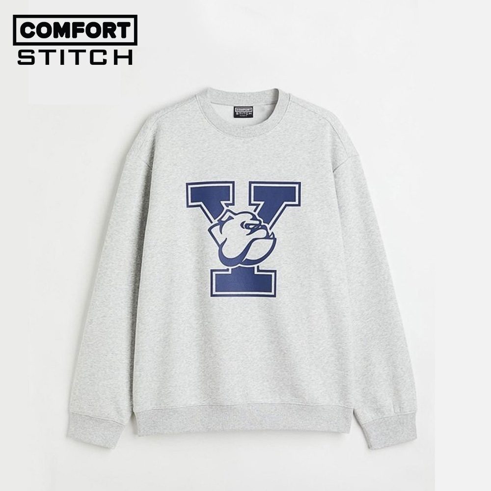 Light Gray Yale French Terry Sweatshirt