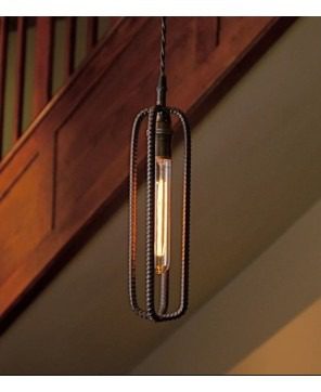 Industrial Rebar Pendant Light – Handcrafted Accent Lighting