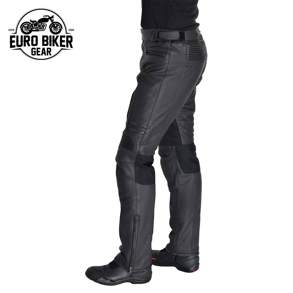 Men's Racer Genuine Leather Motorcycle Pants