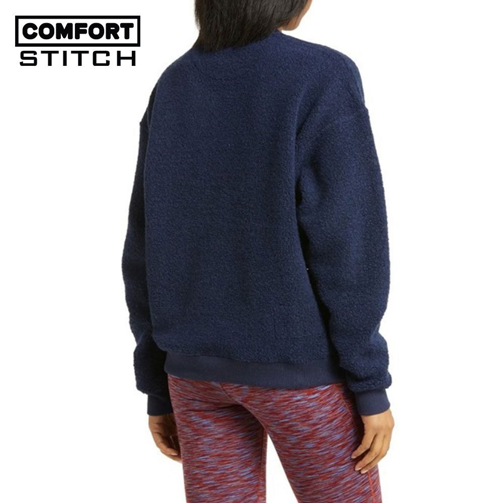 Mega Fleece Sweatshirt in Navy