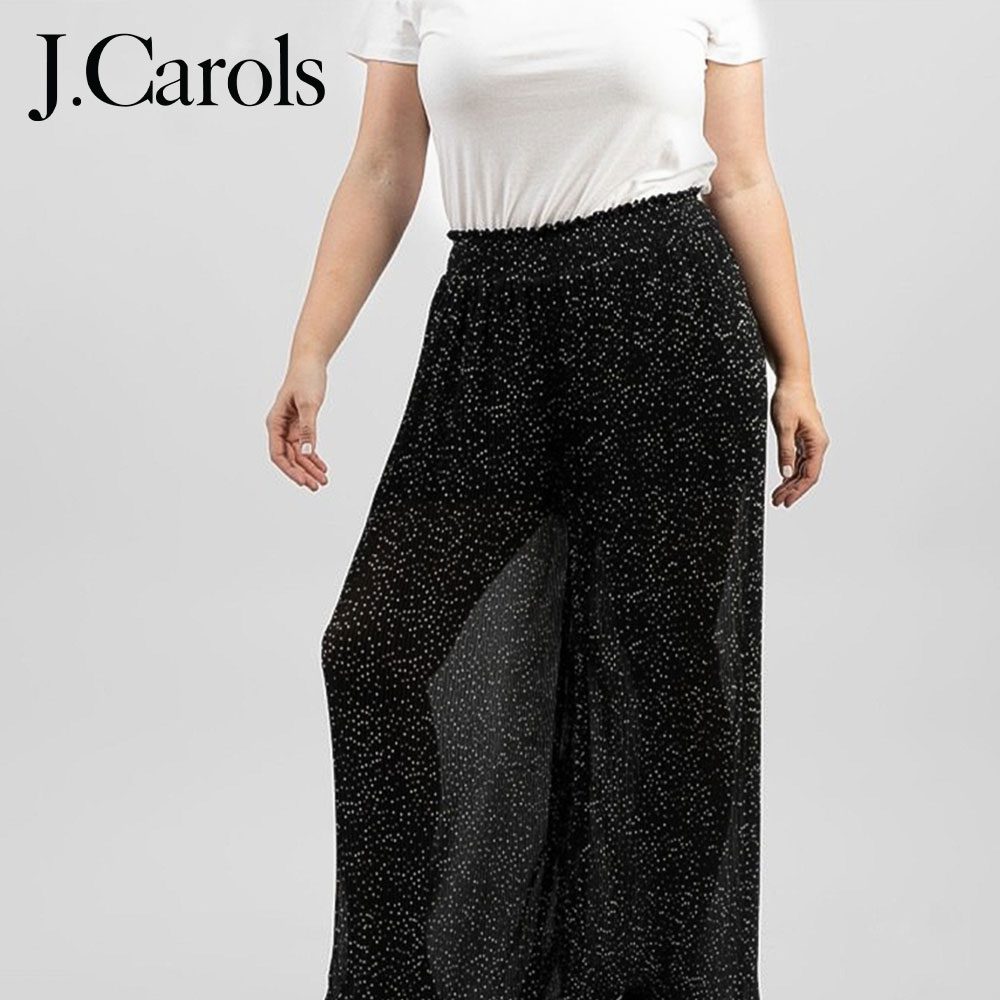 Women's Over Size Wide Leg Plisse Trousers