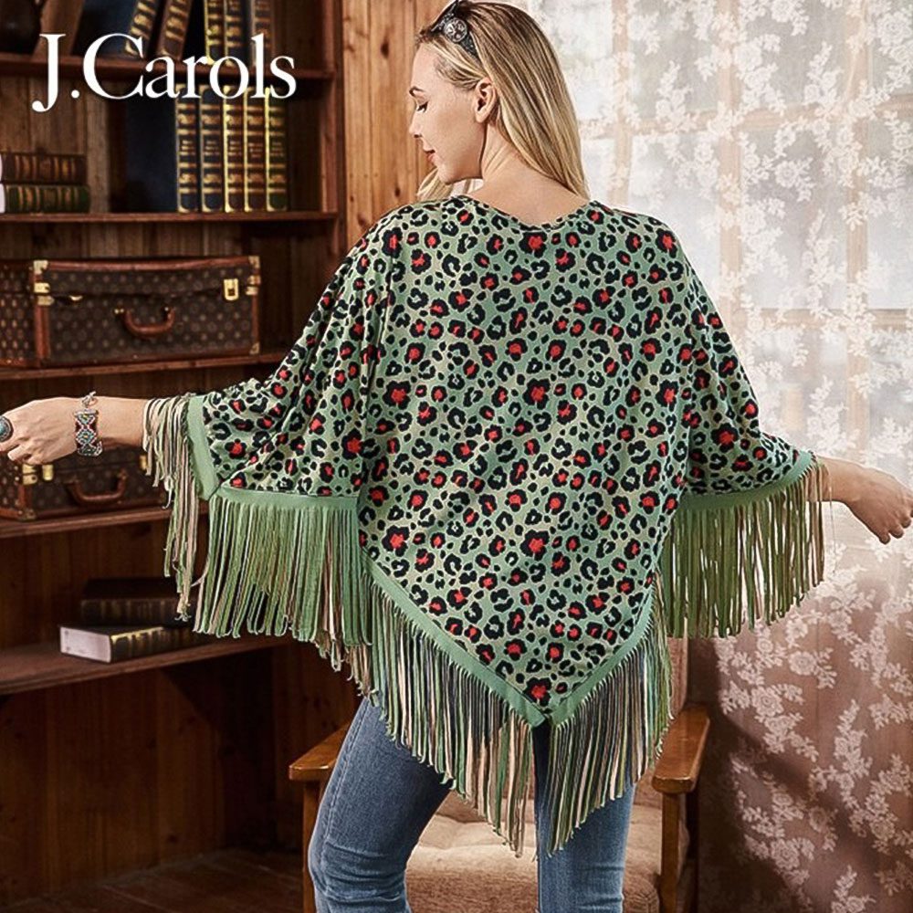 Fringe Poncho Cardigan Layer Up in Style