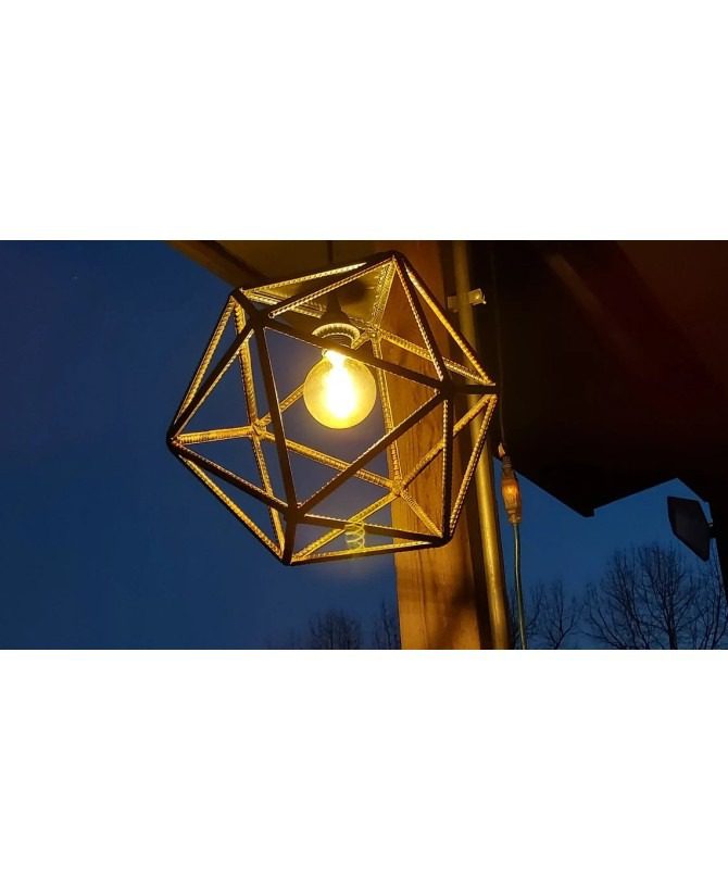 Artisan Made Polyhedra Pendant Light